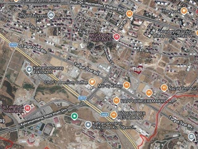 Kahramanmaraş içerisinde satılık Arsa