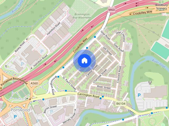 House for rent in Portwood, Greater Manchester