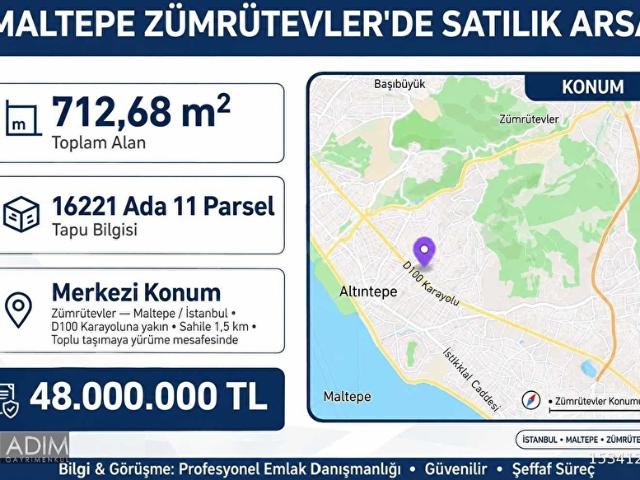 Maltepe, İstanbul içerisinde satılık Arsa