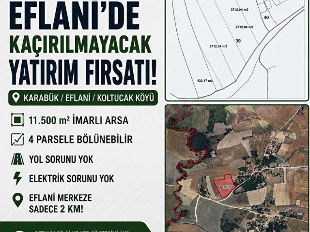 Eflani, Karabük içerisinde satılık Arsa