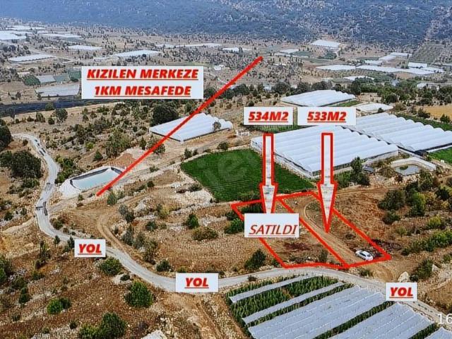 Kızılen, Erdemli içerisinde satılık Arsa