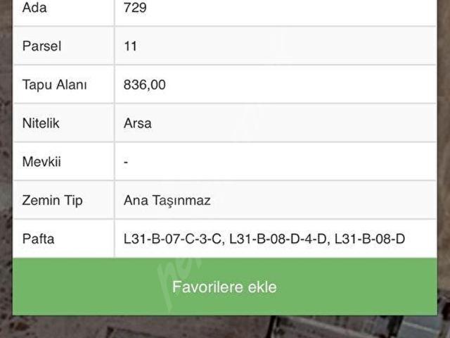 Yeşilova, Aksaray Merkez içerisinde satılık Arsa