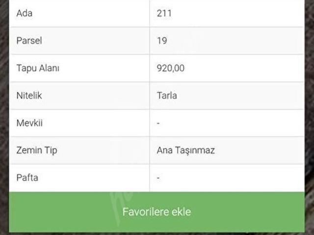 Konak, Baklan içerisinde satılık Arsa