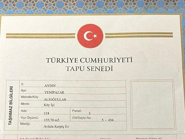 Yenipazar, Aydin içerisinde satılık Arsa