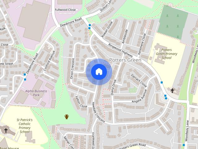 House for rent in Potters Green, West Midlands