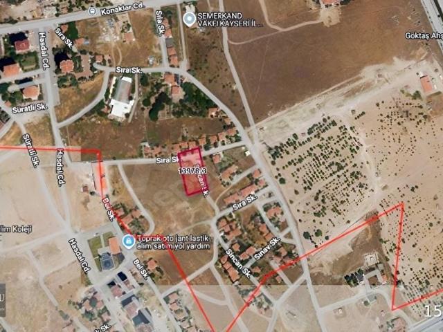 Melikgazi, Kayseri içerisinde satılık Arsa