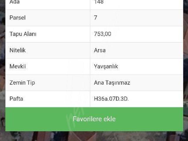 Gökdere, Turhal içerisinde satılık Arsa