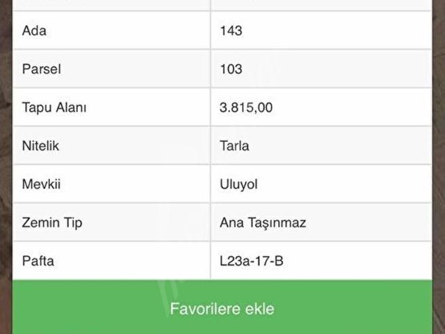 Delihıdırlı, Karahallı içerisinde satılık Arsa