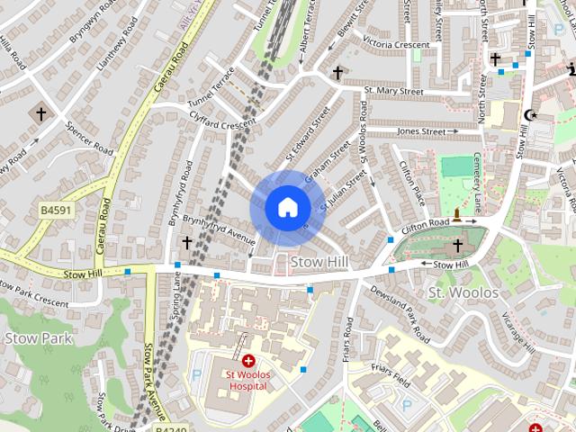 Apartment for rent in Stow Hill, Wales