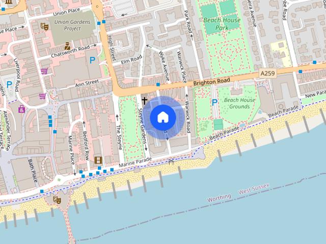 Apartment for rent in Worthing, West Sussex