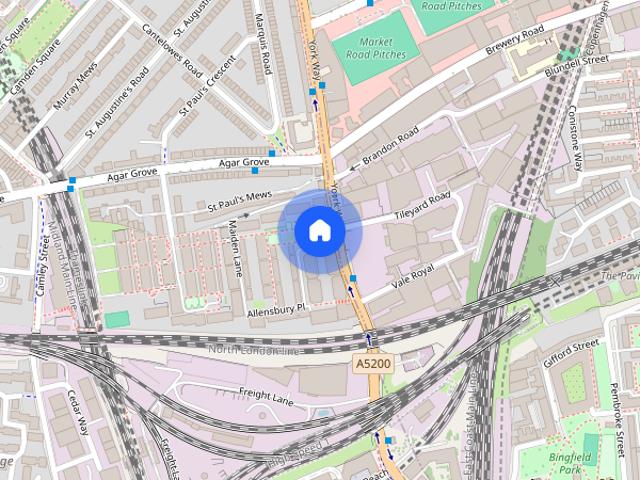 Apartment for rent in Kings Cross, Barnsbury