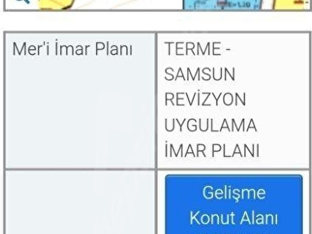 Terme, Samsun içerisinde satılık Arsa