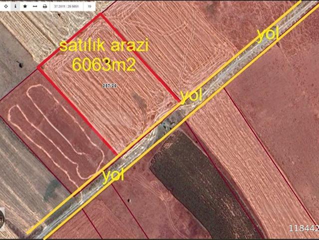 Gölhisar, Burdur içerisinde satılık Arsa