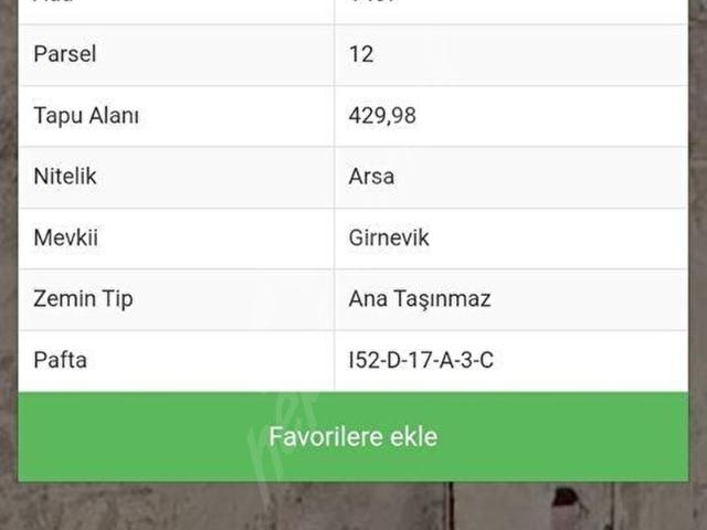 Doğubayazıt, Doğubayazit içerisinde satılık Arsa