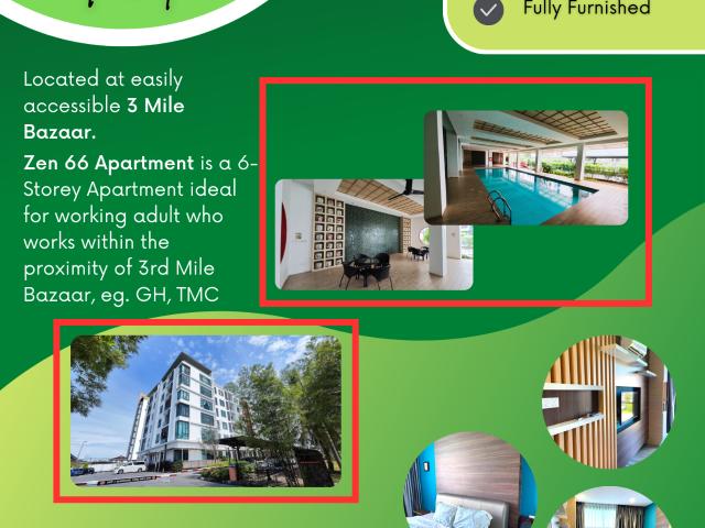 Apartment for rent in Kuching, Sarawak