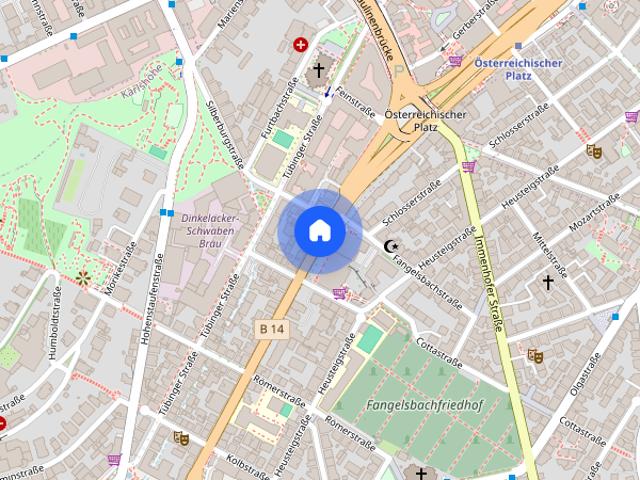 Apartment mieten in Karlshöhe, Stuttgart