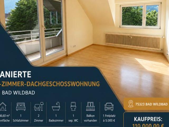 Wohnung kaufen in Bad Wildbad, Baden-Württemberg