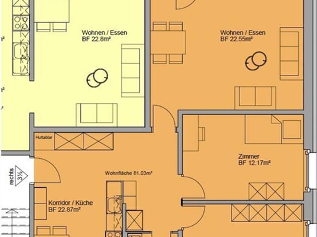 Wohnung mieten in Berikon, Aargau
