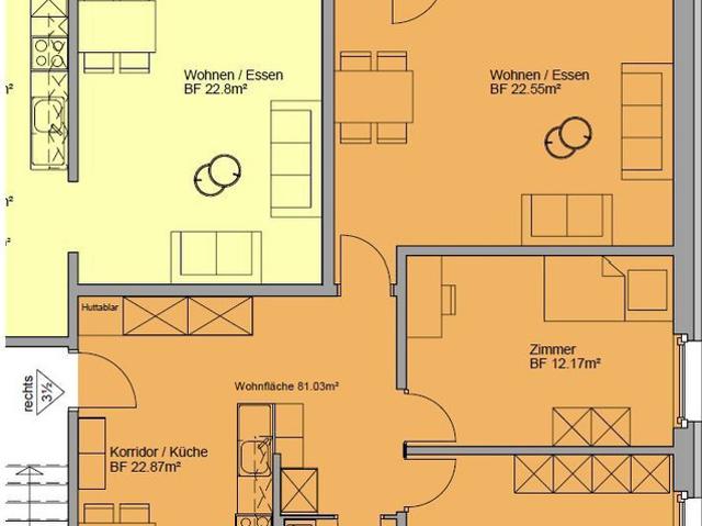 Wohnung mieten in Berikon, Aargau