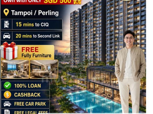 Condominium for sale in Tampoi, Johor Bahru