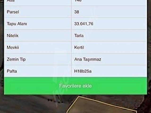Güvemalanı, Biga içerisinde satılık Arsa