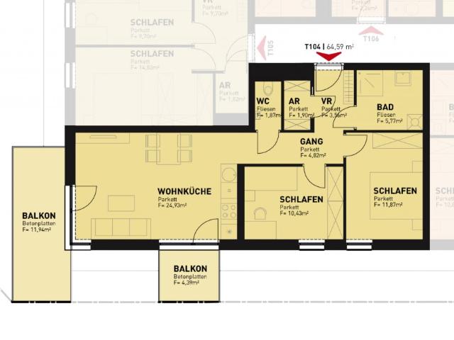 Apartment mieten in Donaustadt, Wien