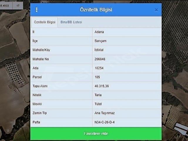 Sariçam, Adana içerisinde satılık Arsa