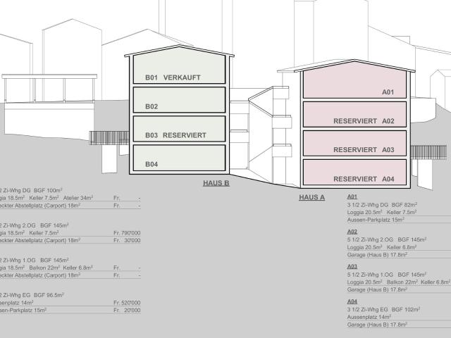 Apartment kaufen in Ausserberg, Wallis