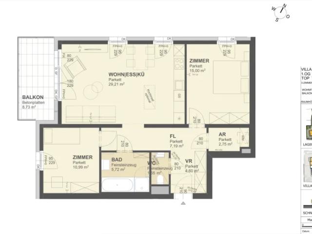 Wohnung kaufen in Krems an der Donau, Niederösterreich