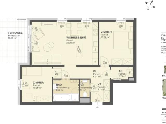 Wohnung kaufen in Krems an der Donau, Niederösterreich