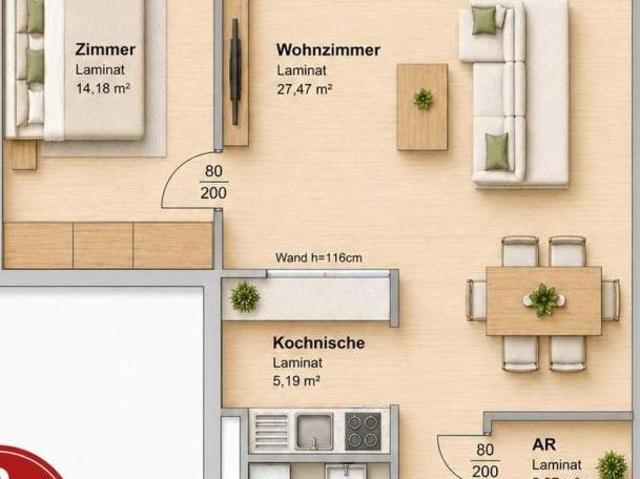 Wohnung mieten in Eggenberg, Gersdorf-Feistritz