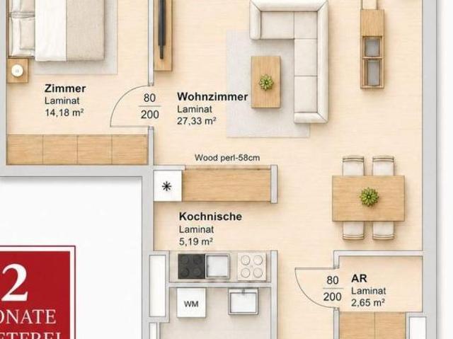 Wohnung mieten in Eggenberg, Gersdorf-Feistritz