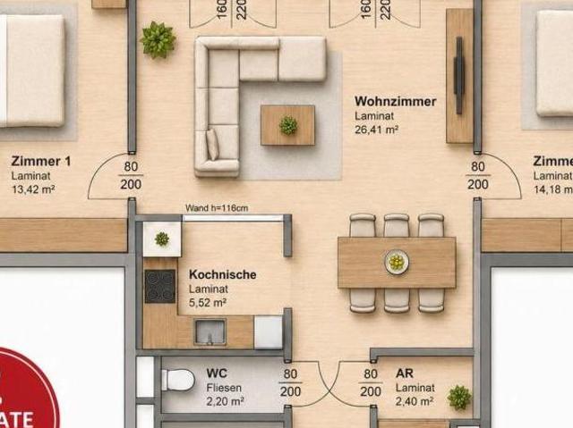 Wohnung mieten in Eggenberg, Gersdorf-Feistritz