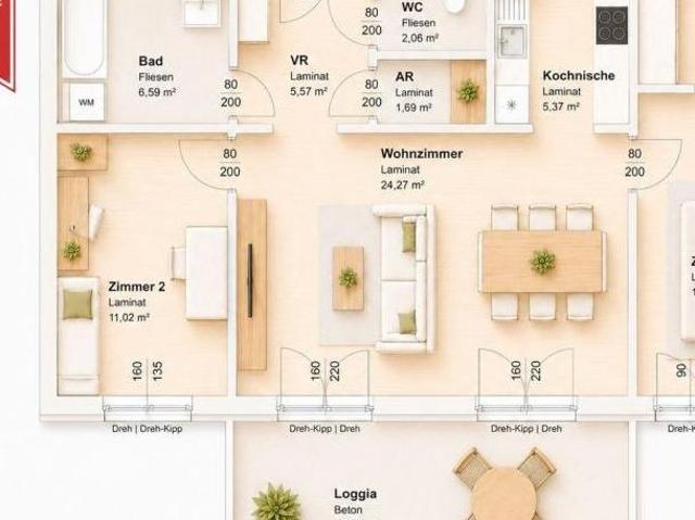 Wohnung mieten in Eggenberg, Gersdorf-Feistritz