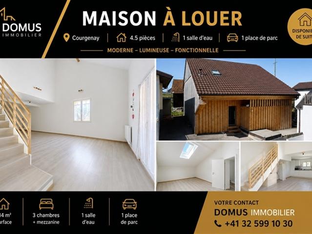 Wohnung mieten in Courgenay, Jura
