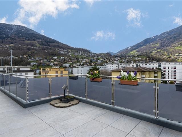 Attikawohnung mieten in Monthey, Wallis