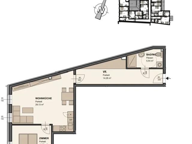 Wohnung mieten in Brunn am Gebirge, Bezirk Mödling