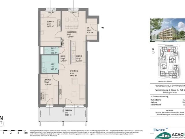 Wohnung mieten in Michelhausen, Niederösterreich