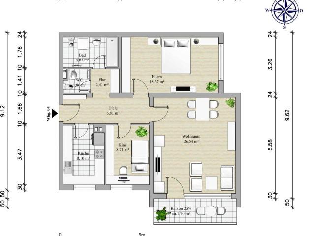 Etagenwohnung kaufen in Mainz