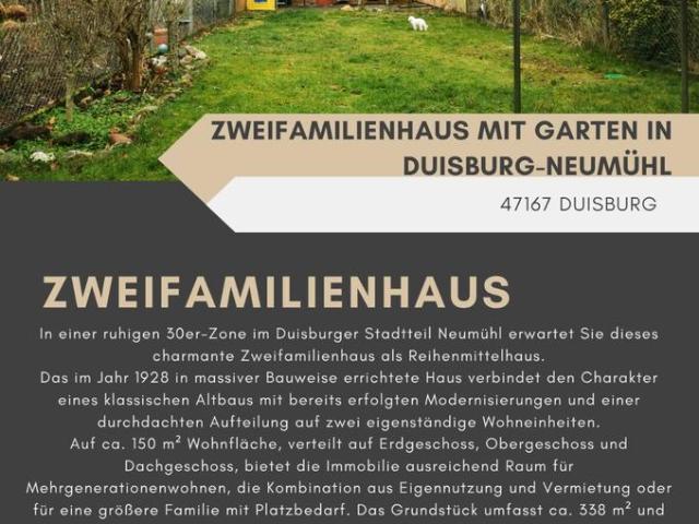Haus kaufen in Obermarxloh, Duisburg