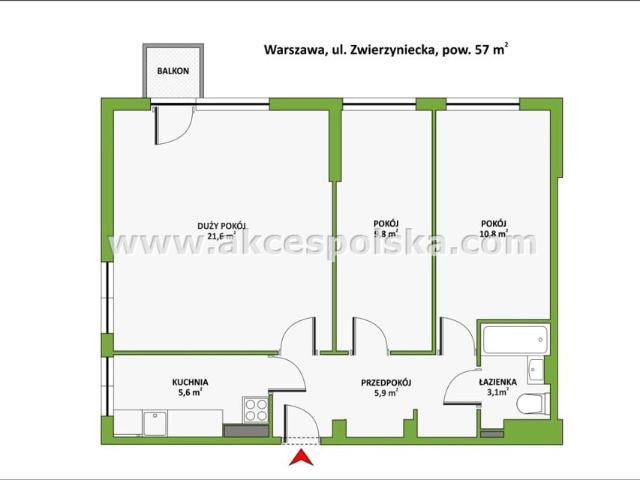 Mieszkanie na sprzedaż w Warszawa, Mazowieckie