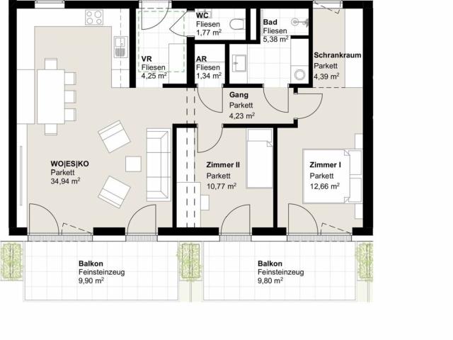 Wohnung kaufen in Andritz, Gersdorf-Feistritz